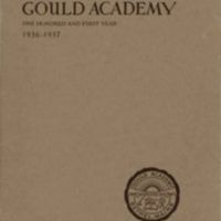 Gould Academy, one hundred and first year, 1936-1937